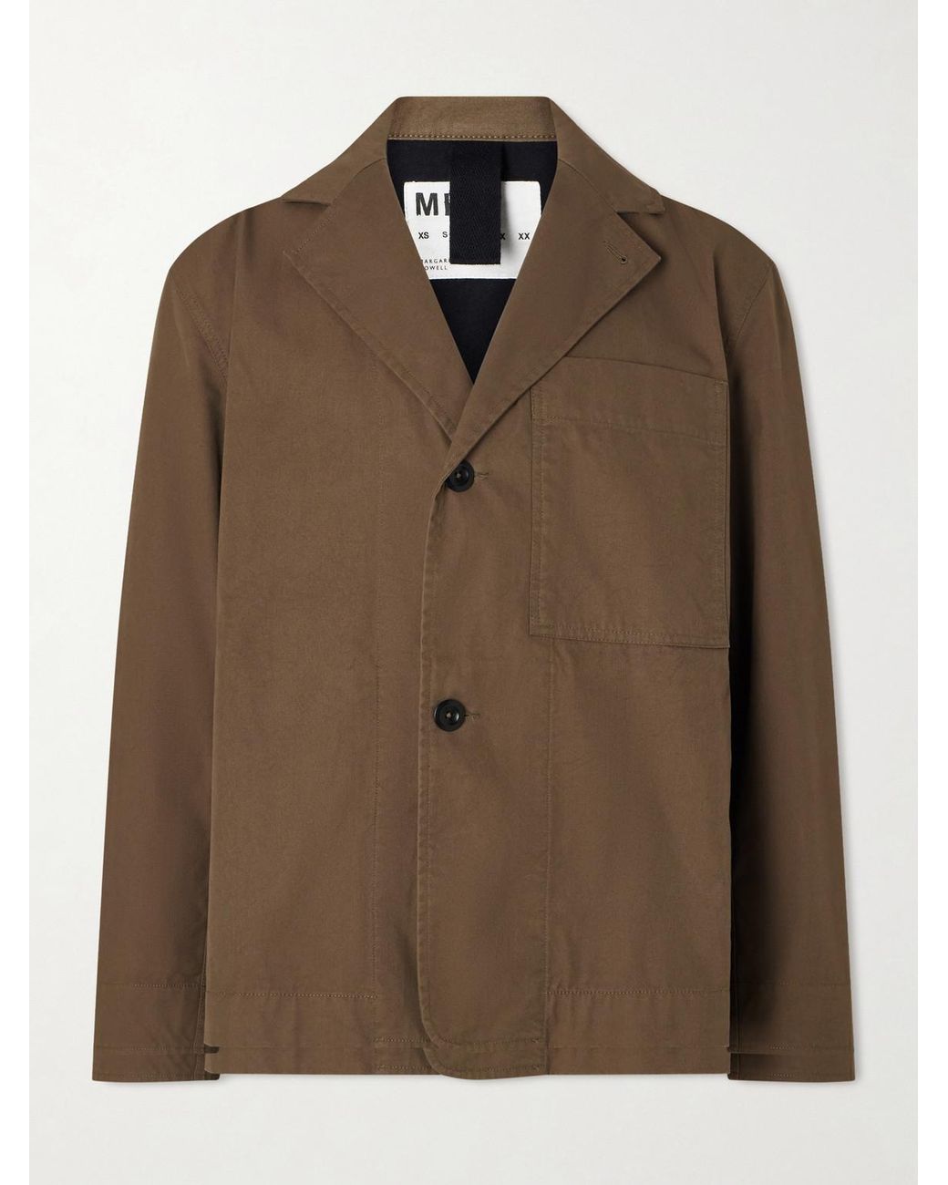 Margaret Howell Brown Mhl. Cordura® Cotton Blazer for men
