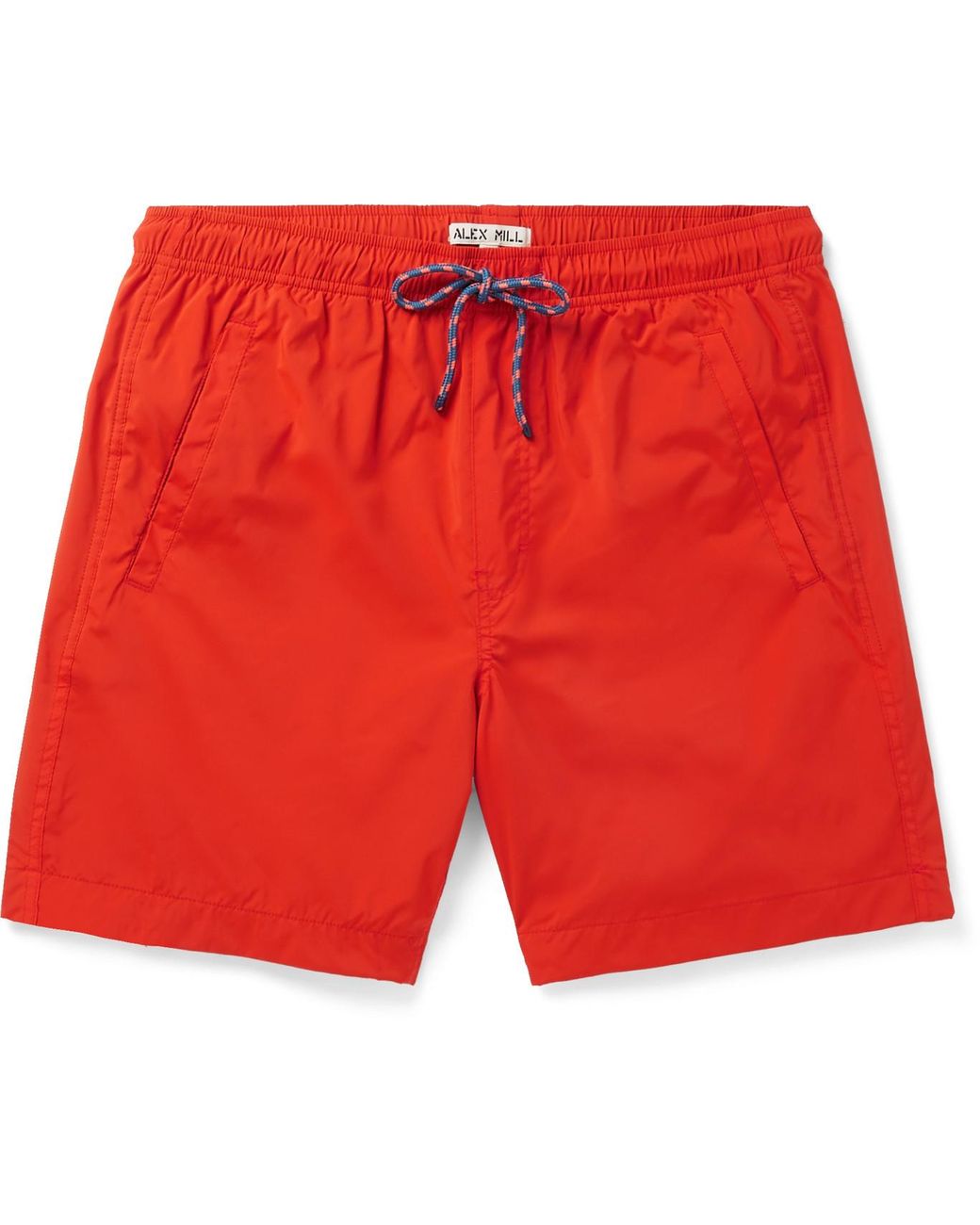 Alex Mill Shell Drawstring Shorts in Red for Men - Lyst