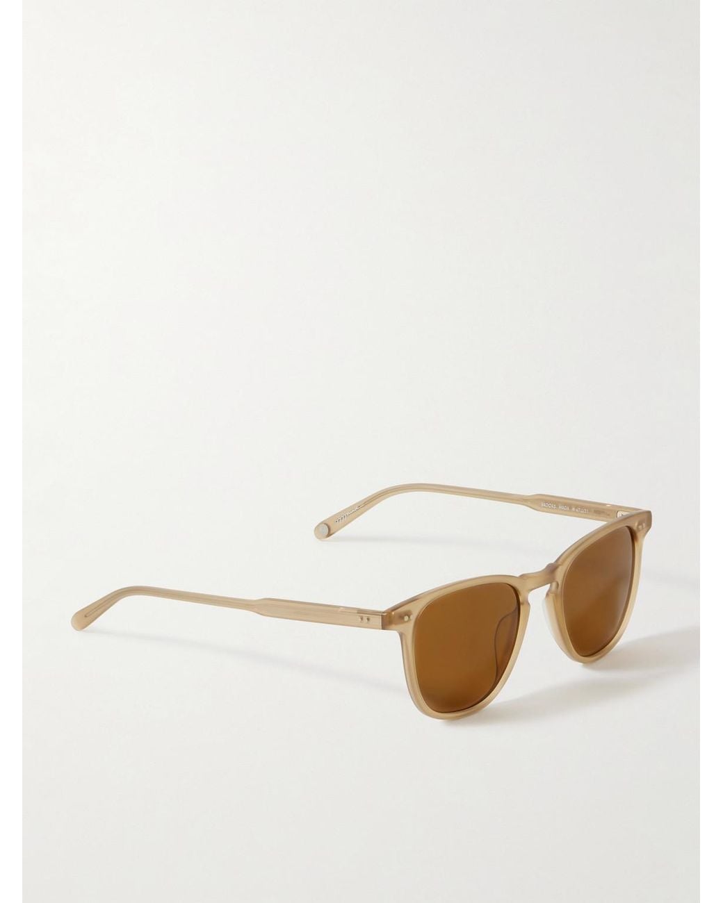 Garrett Leight Brown Jjjjound Brooks 47 Round-frame Acetate Sunglasses for men