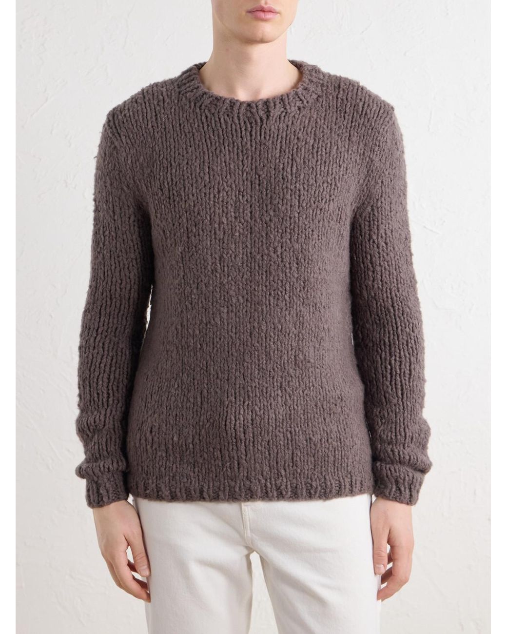 Gabriela Hearst Brown Lawrence Cashmere Sweater for men