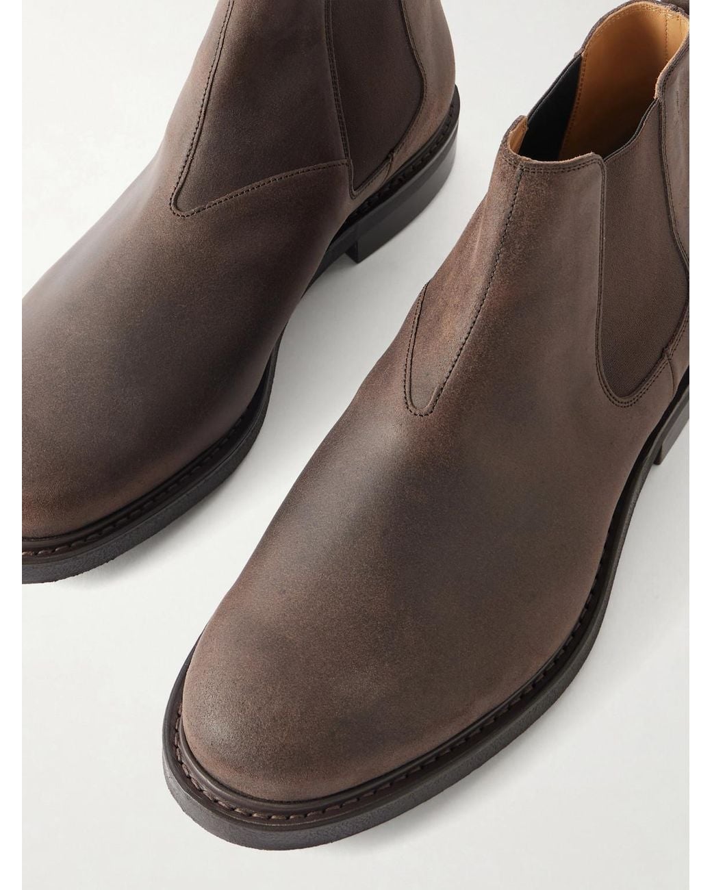 Church's Brown Saenfield Leather Chelsea Boots for men