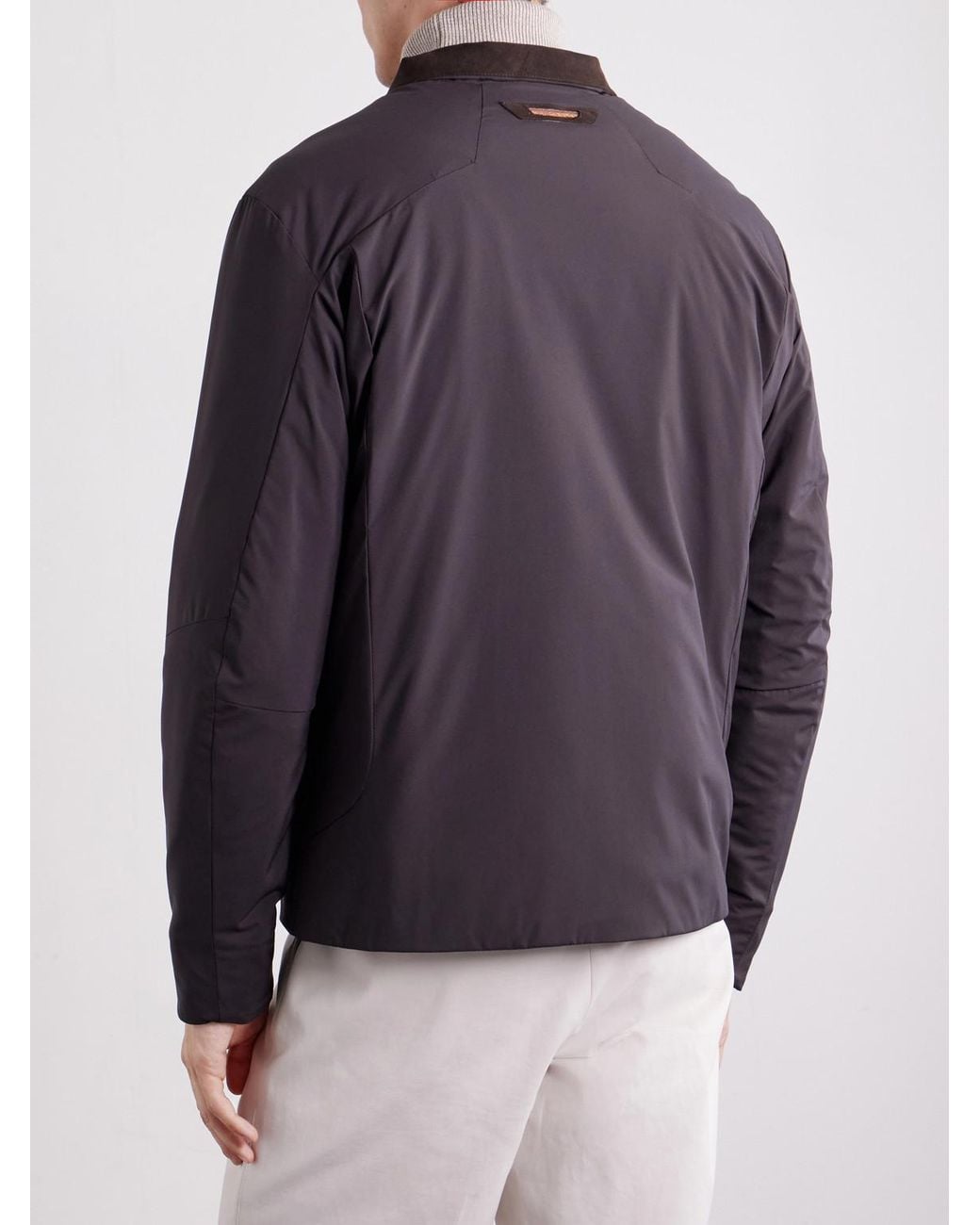 Sease Gray Shell Jacket for men