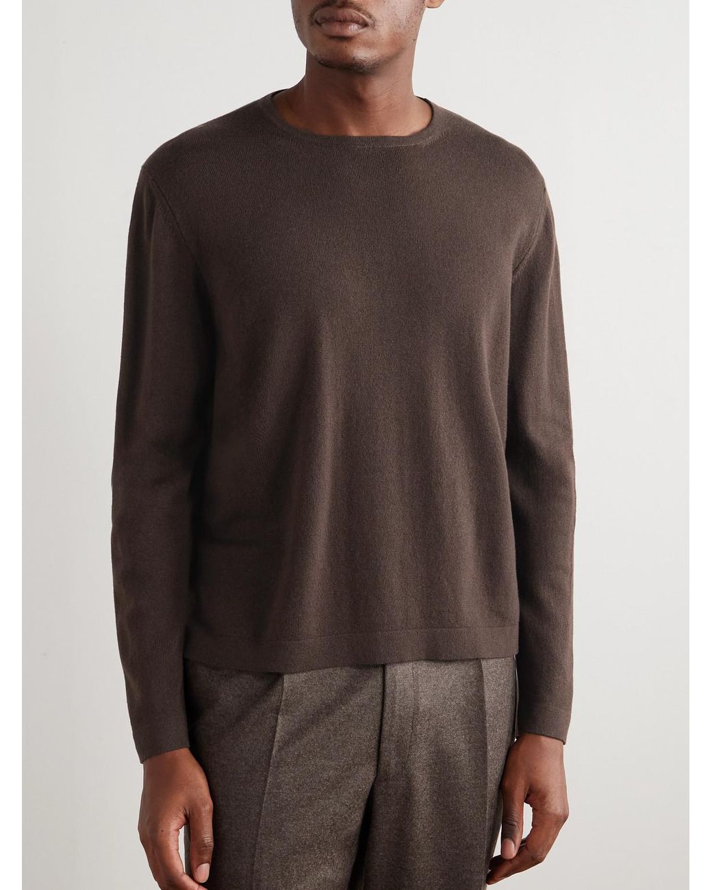 Cashmere Sweater di STÒFFA in Brown da Uomo