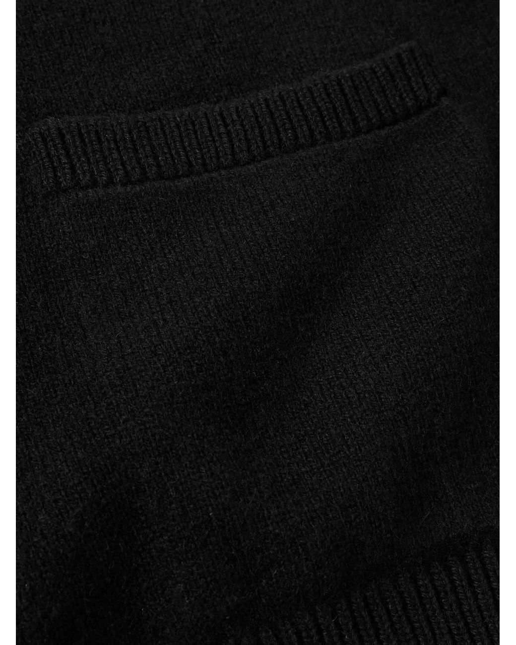 The Elder Statesman Black Cashmere Cardigan for men