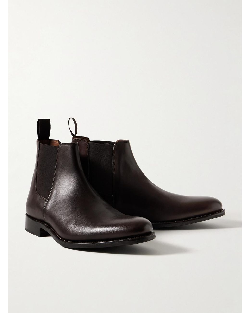 Grenson Declan Leather Chelsea Boots in Black for Men Lyst UK