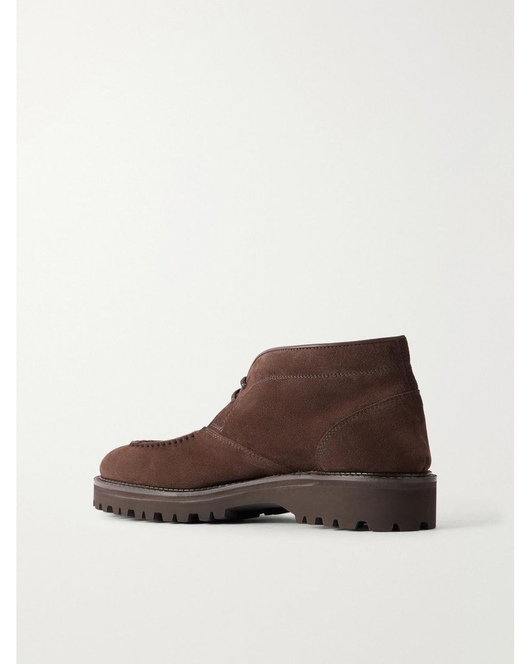 John Lobb Brown Field Chukka Desert Boots for men