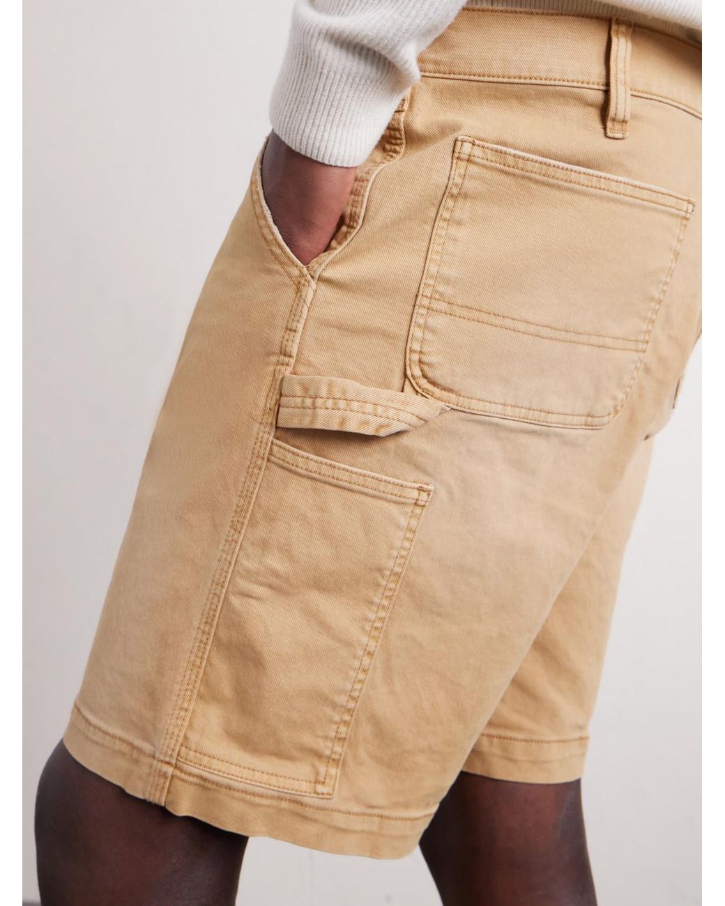 Corridor NYC Natural Painter Wide-leg Denim Shorts for men