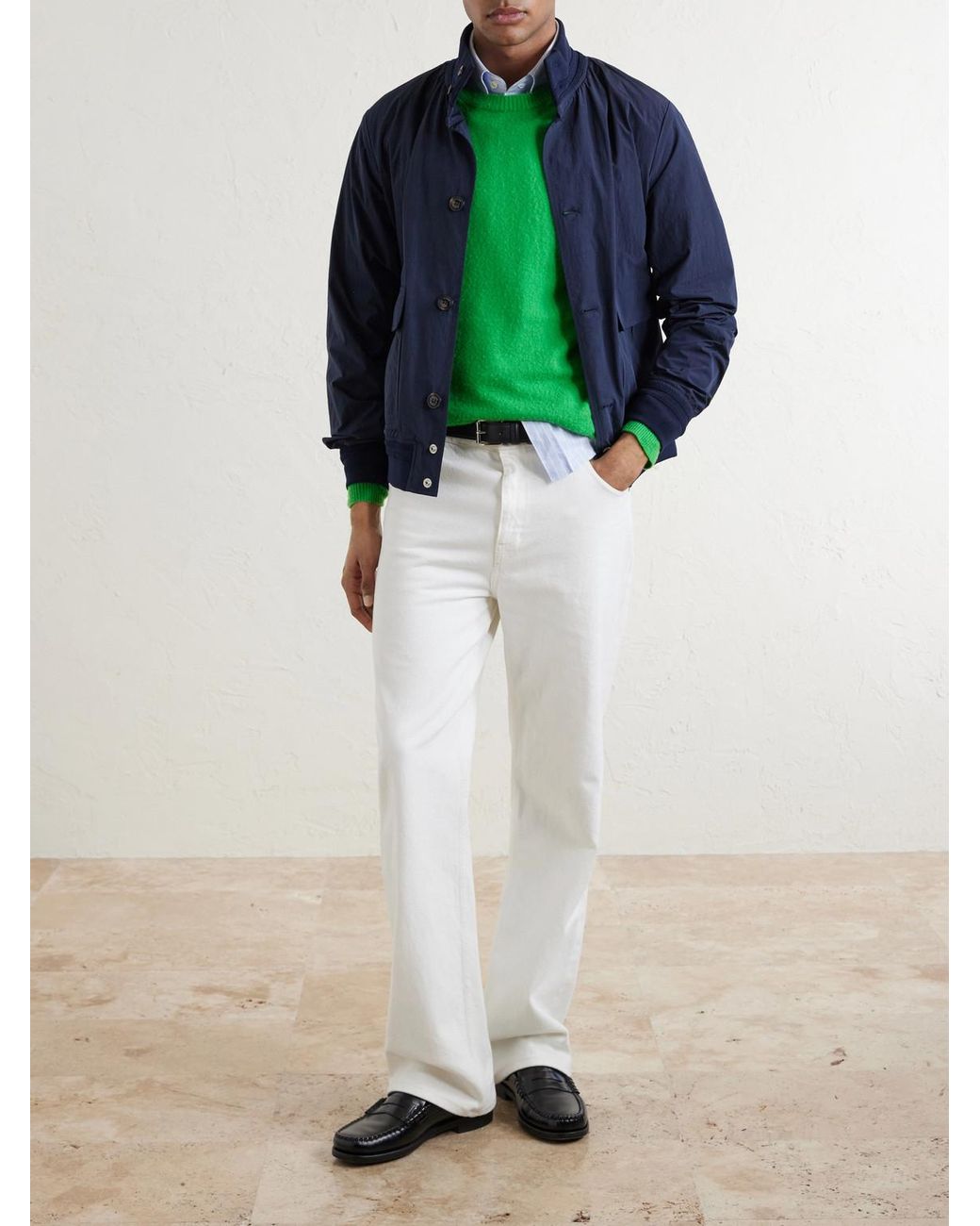Valstar Blue Ino Shell Bomber Jacket for men