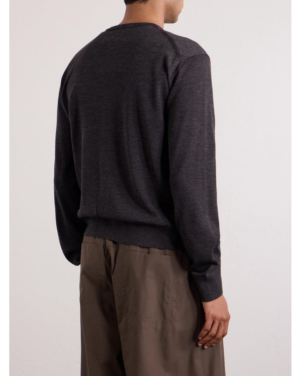 Wool Cardigan di Amomento in Blue da Uomo