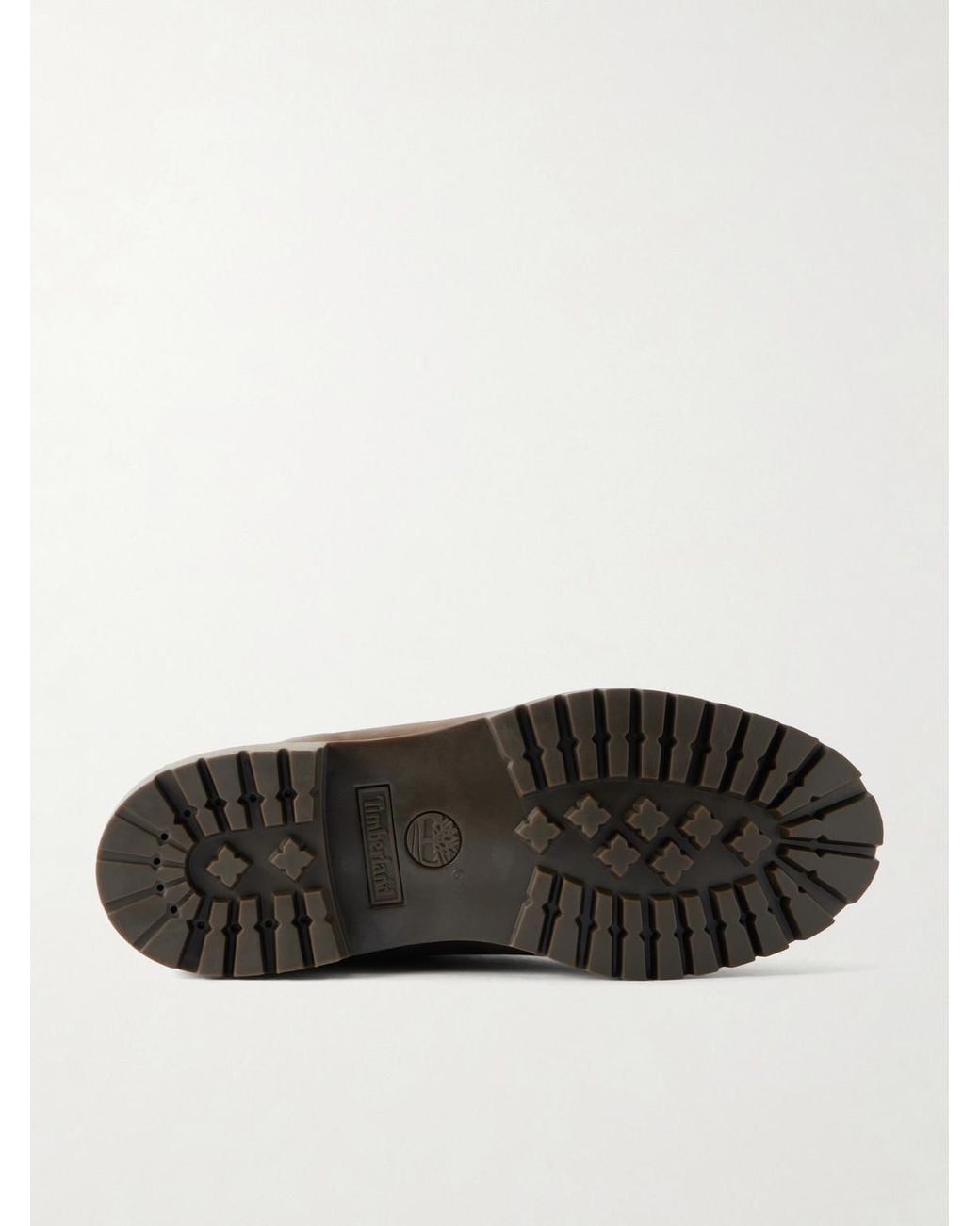 Timberland Brown Premium Nubuck Lace-Up Boots for men