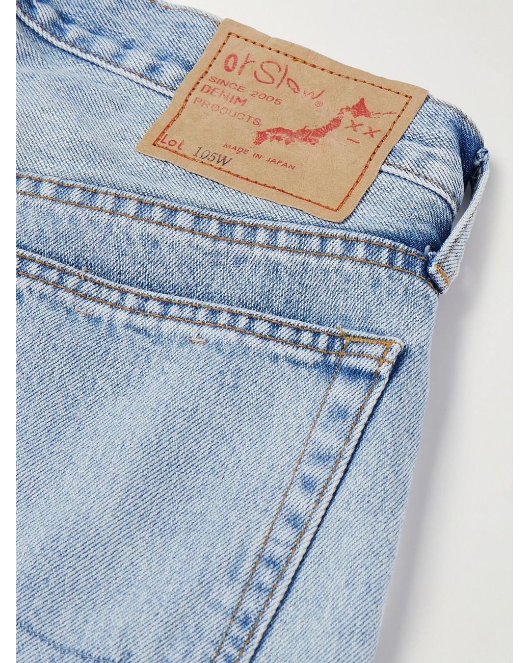Orslow Blue 105 Straight-Leg Jeans for men