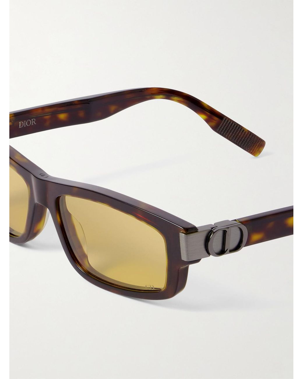 Dior Natural Cd Icon S2i Rectangular-frame Tortoiseshell Acetate Sunglasses for men