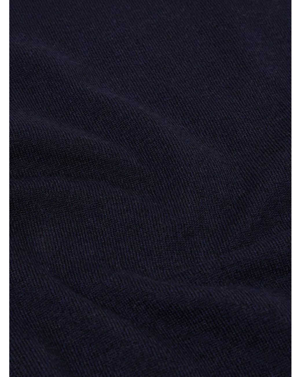 Loro Piana Blue Cashmere Sweater for men