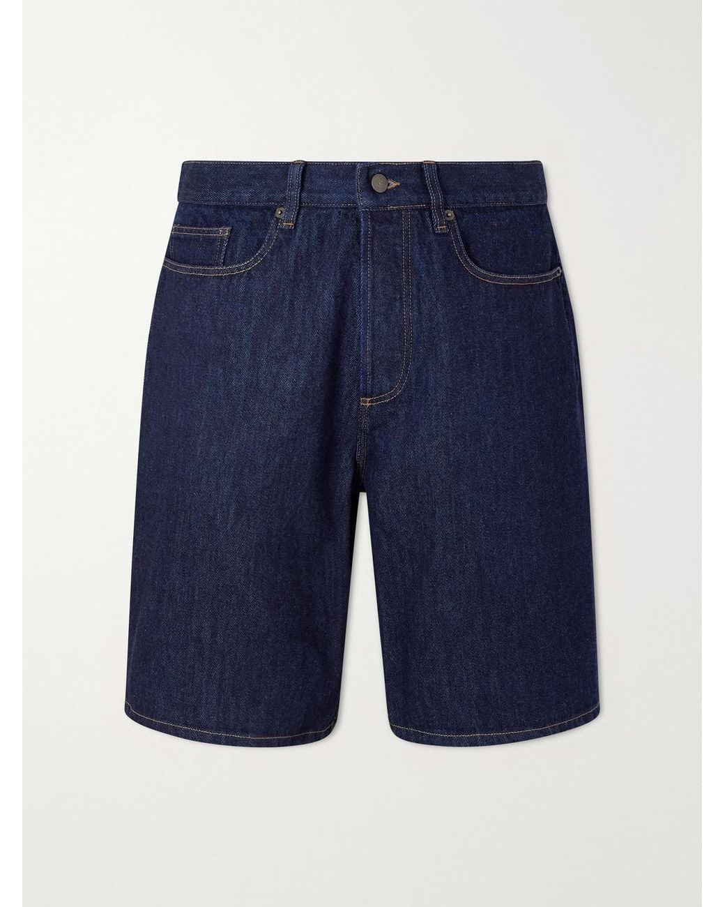 Aimé Leon Dore Blue Straight-Leg Denim Shorts for men
