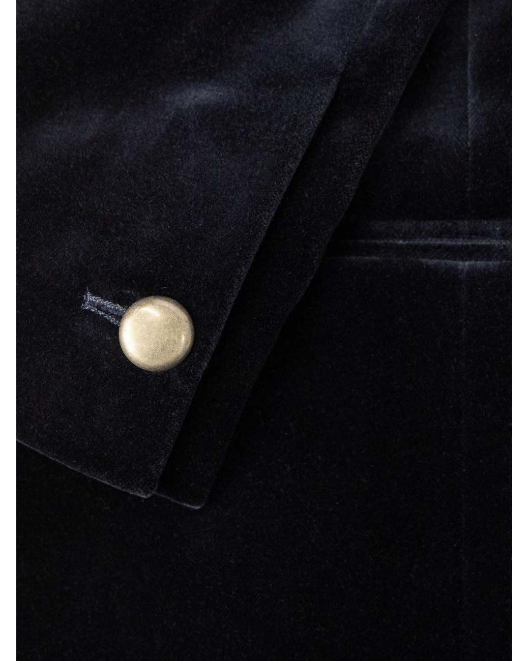 Favourbrook Blue Cotton-velvet Jacket for men