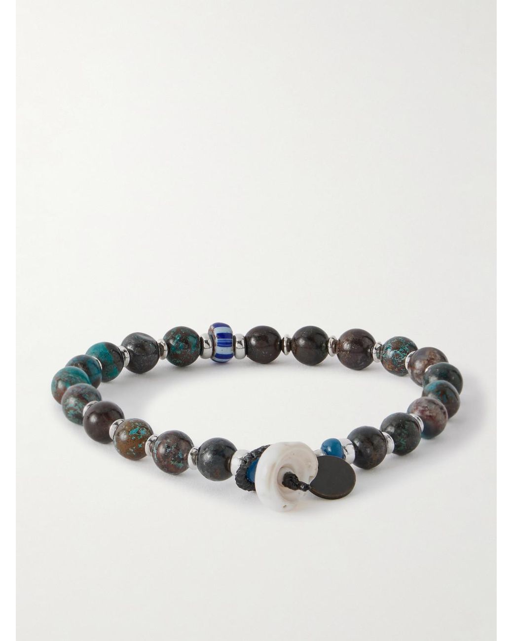 Mikia Metallic Sterling Silver for men