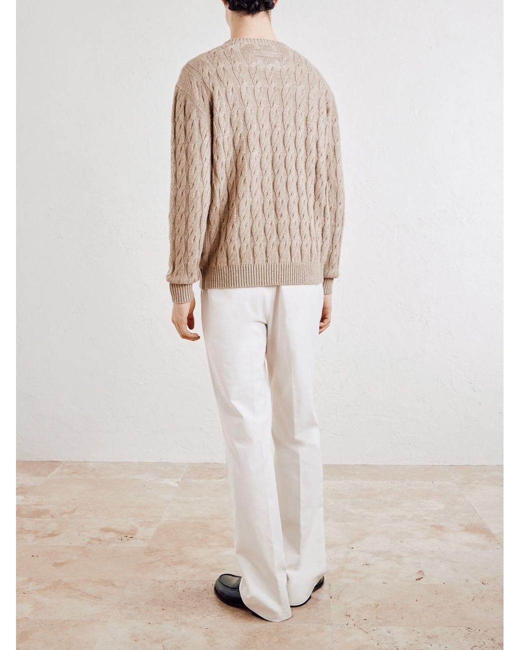 Pullover di Zegna in Natural da Uomo