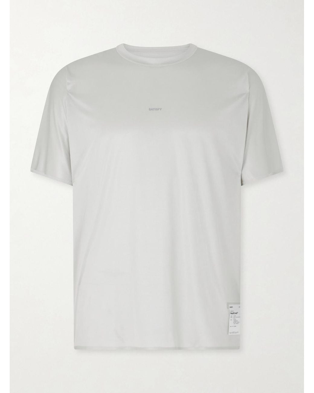 Satisfy White Heatcrush T‑Shirt for men