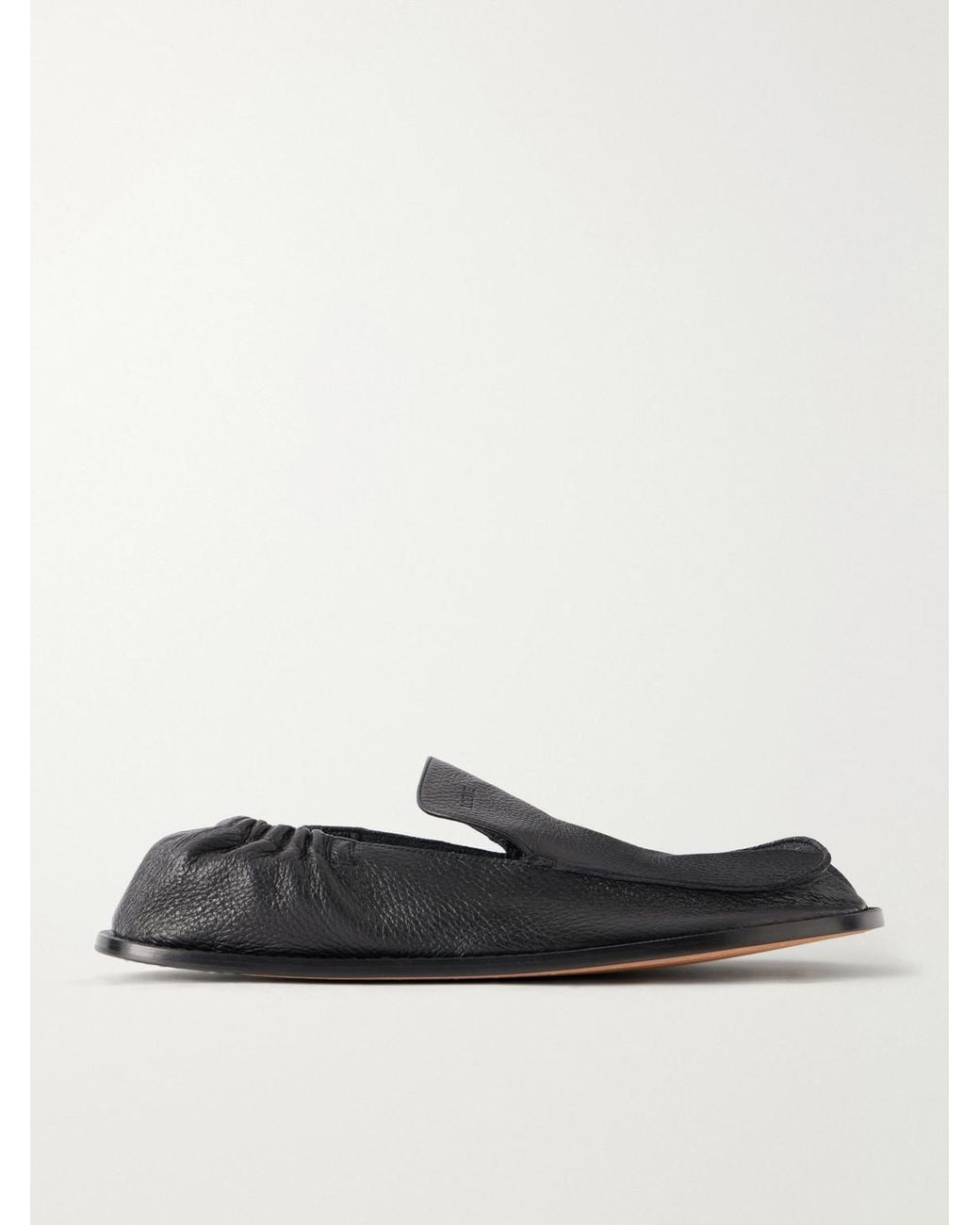 Loewe White Paula's Ibiza Flex Leather Loafers for men