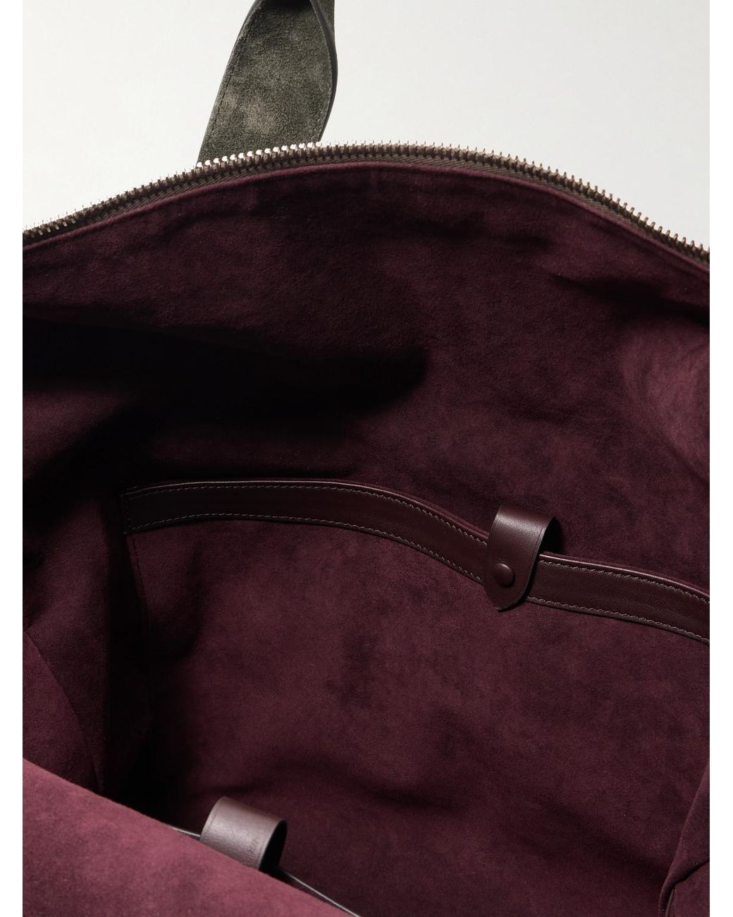 Metier Black Racer 53 Suede Weekend Bag for men