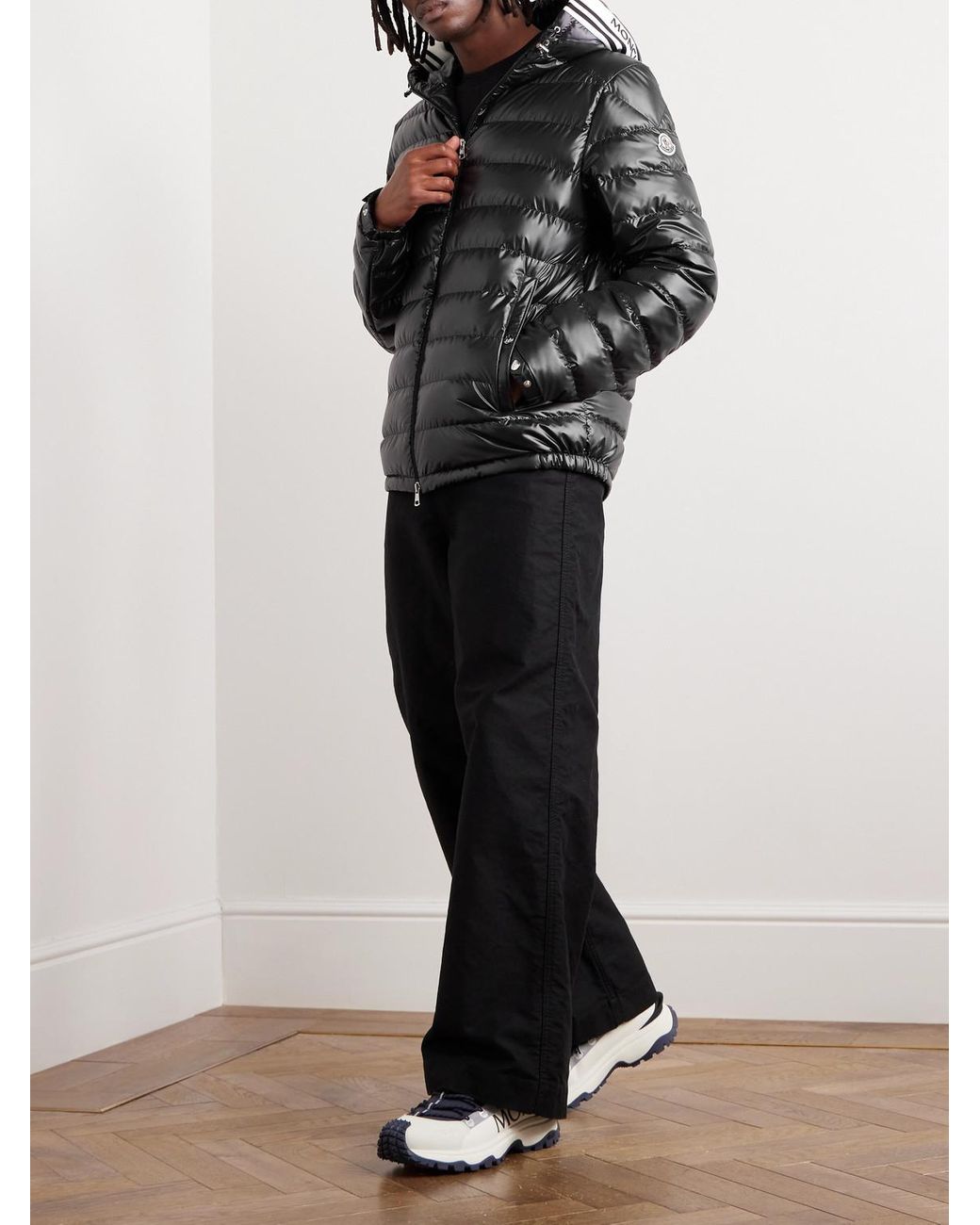 Moncler quilted shell down jacket best sale