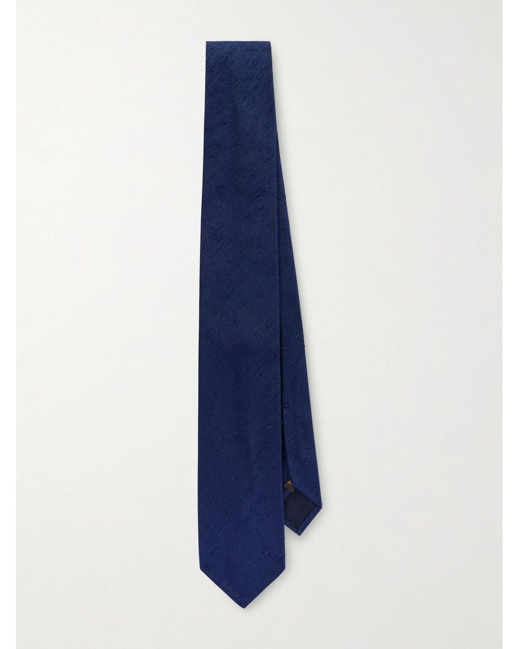 Rubinacci Blue 9Cm Silk Tie for men