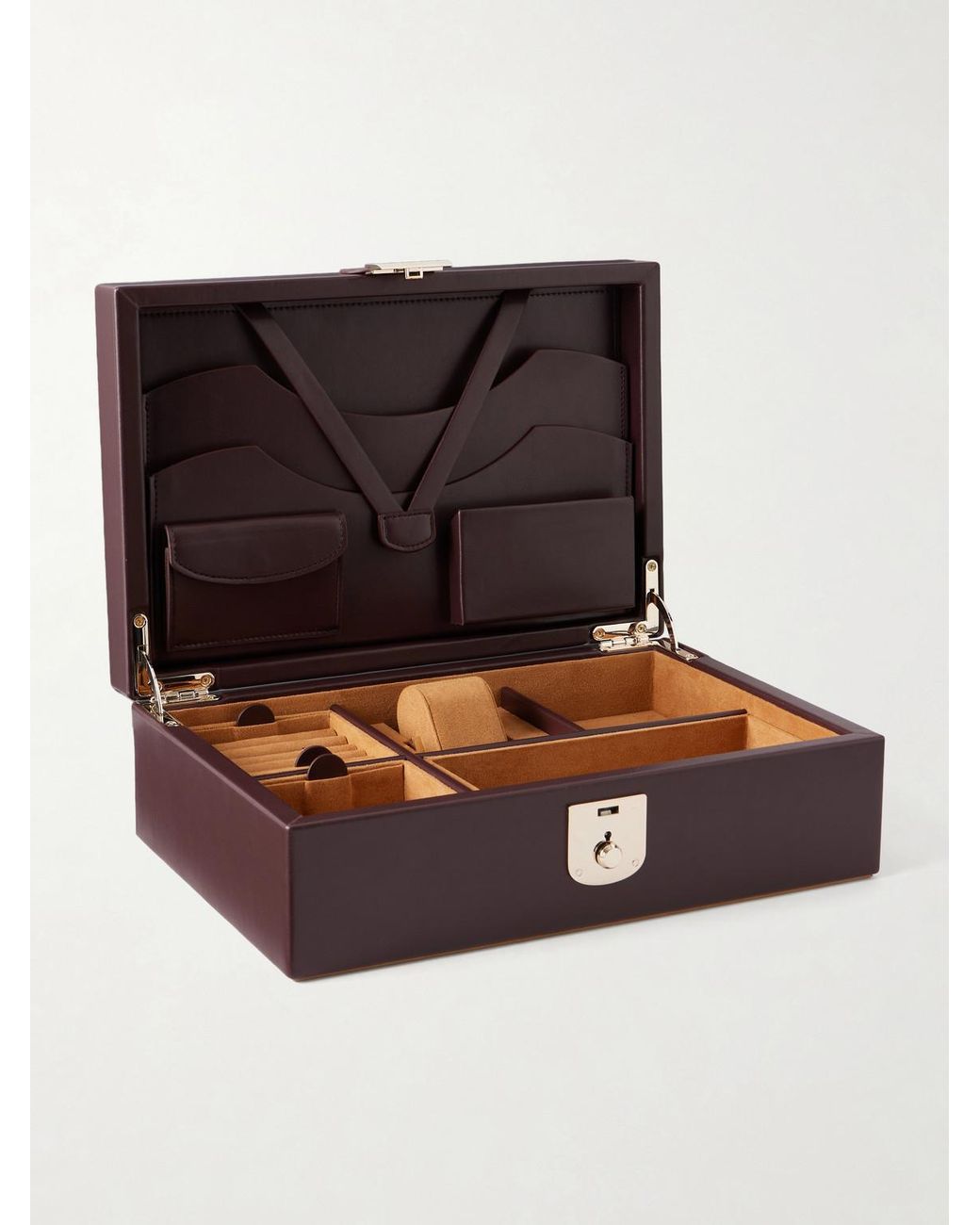 Wolf Brown Philipp Watch And Jewelry Box for men
