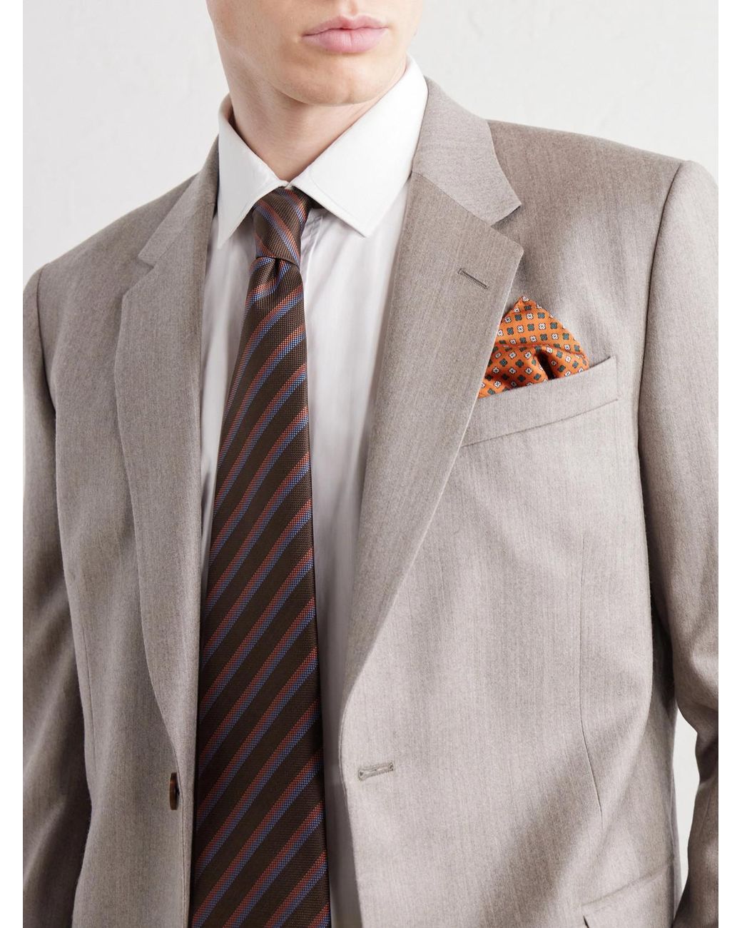 Paul Smith Natural Wool And Cashmere-Blend Suit Jacket for men