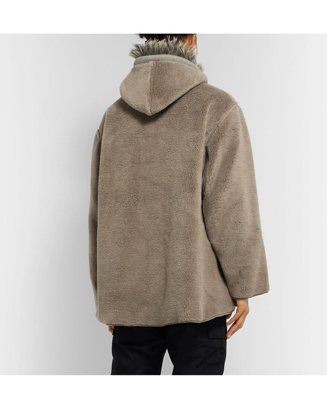 fear of god fur hoodie