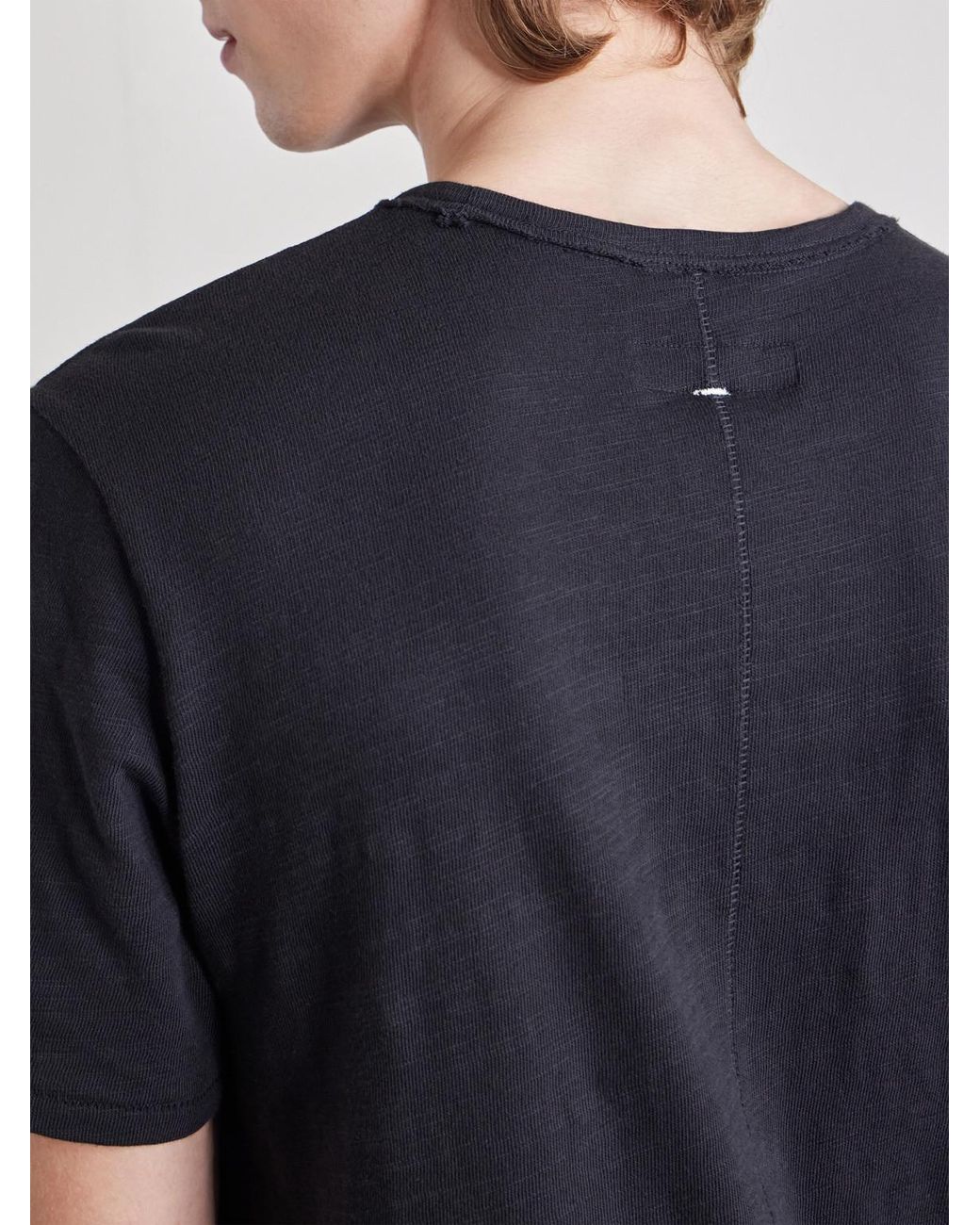Rag & Bone Black Classic Cotton-Jersey T-Shirt for men
