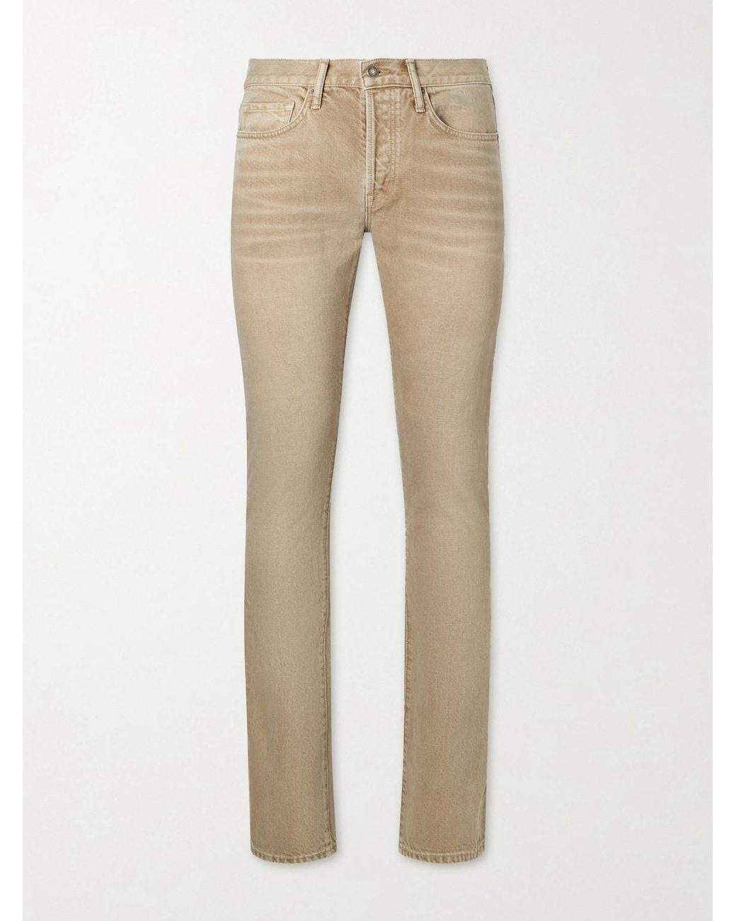 Tom Ford Natural Straight-leg Jeans for men