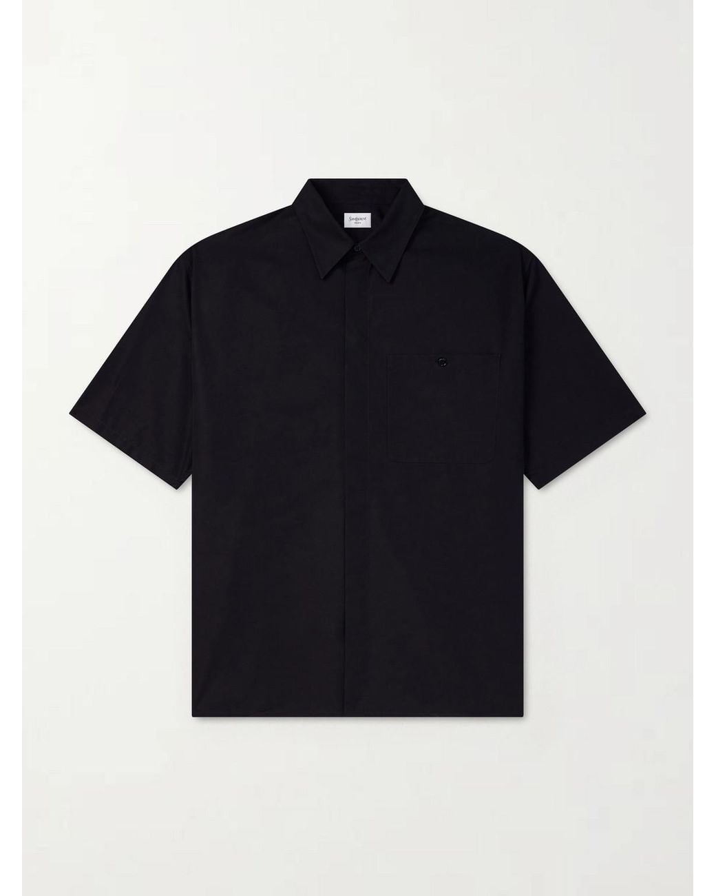 Saint Laurent Blue Cotton-poplin Pyjama Shirt for men