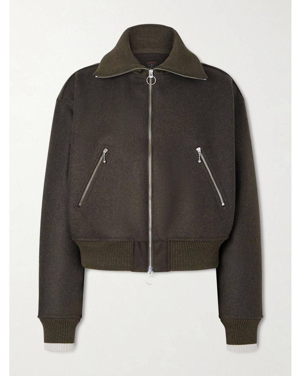 Kapital Black Wool-flannel Blouson Jacket for men
