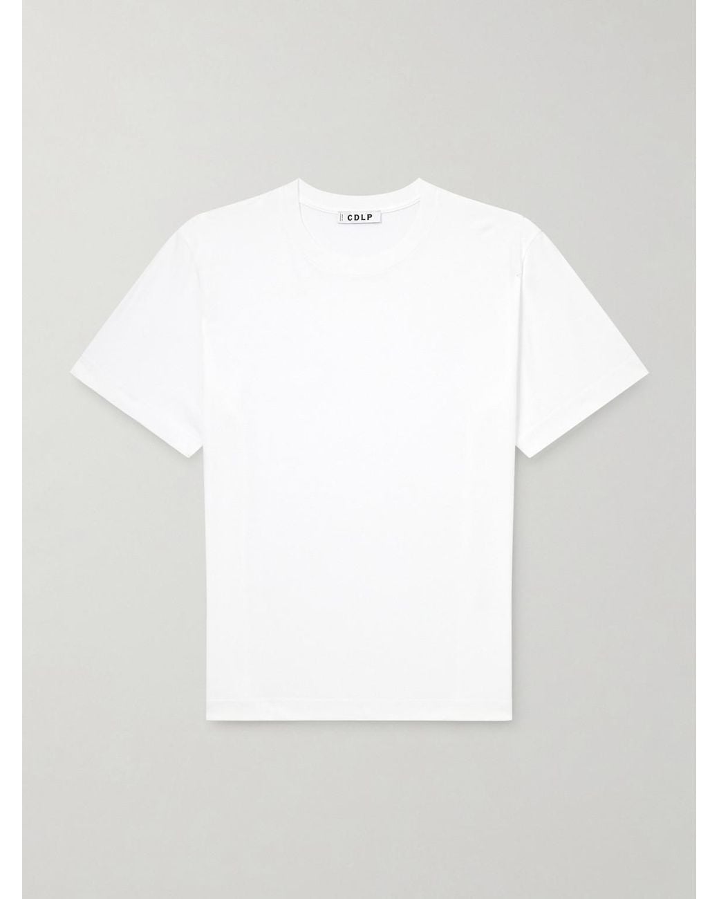 CDLP White Lyocell And Pima Cotton-Blend Jersey T-Shirt for men