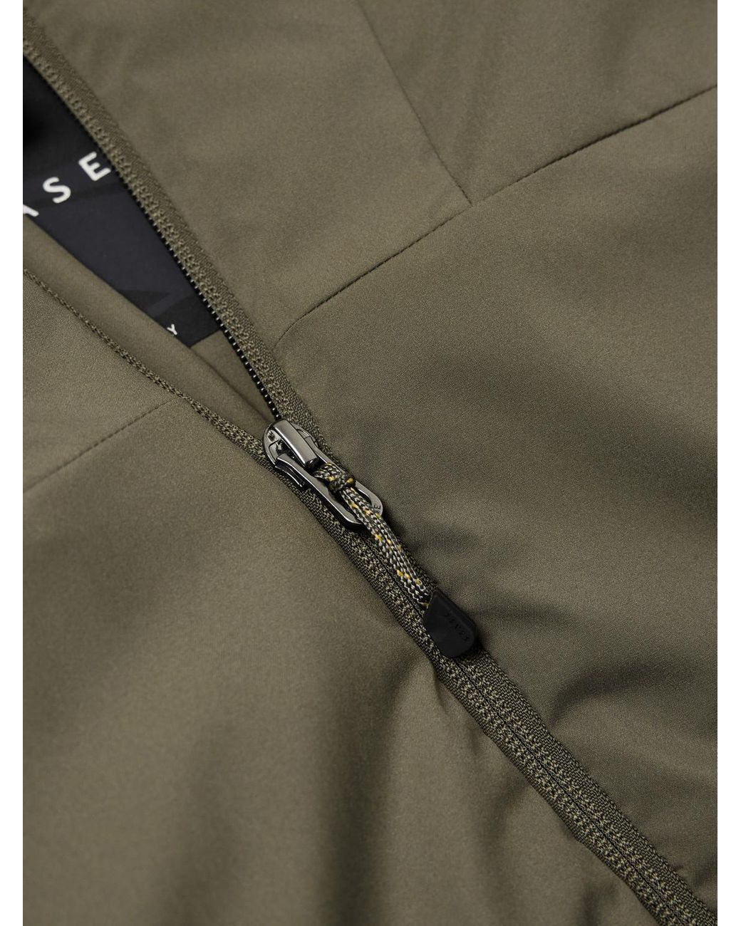 Sease Green Padded Recycled-Shell Jacket for men