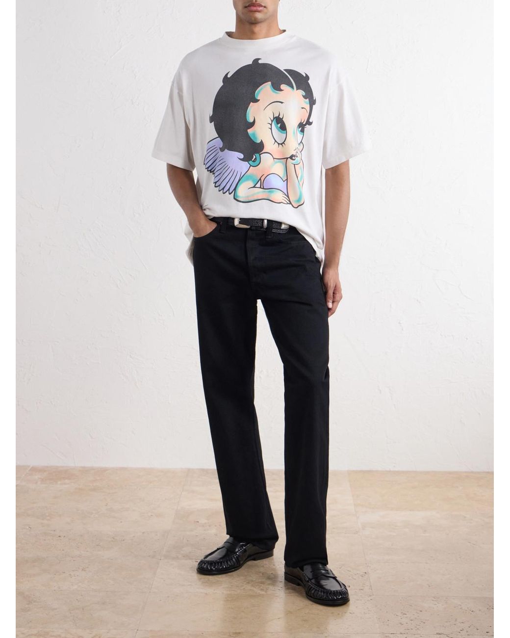 SAINT Mxxxxxx Blue Straight-Leg Jeans for men