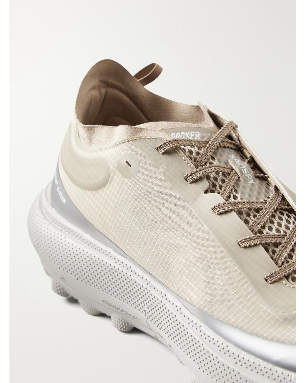 Satisfy Natural Therocker Rubber-Trimmed Rippy 66 Trail Running Sneakers for men