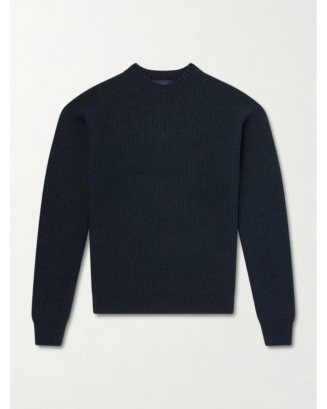 John Smedley Blue Bill Nighy Cashmere And Wool-Blend Sweater for men