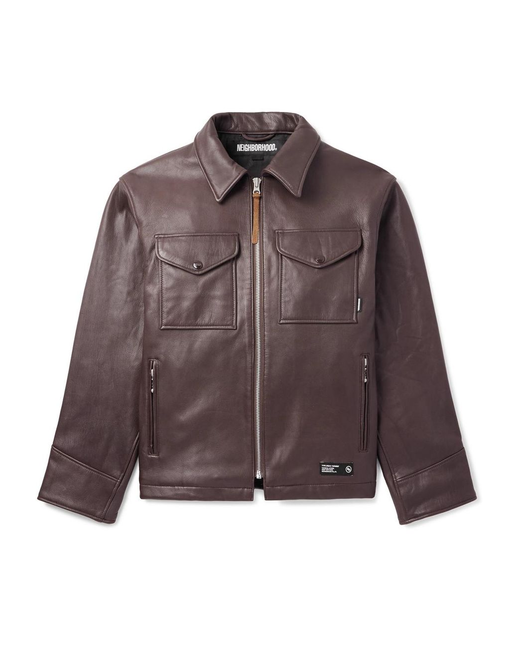 ジャケット・アウター NEIGHBORHOOD LEATHER SPORTS JACKET M Neighborhood Pm Leather Jacket in Brown for Men | Lyst