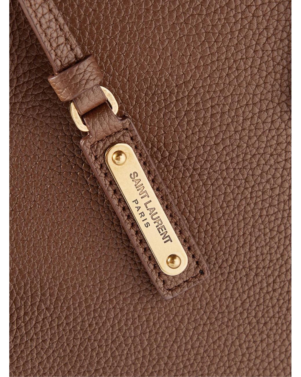 Saint Laurent Brown Sac De Jour Large Full-Grain Leather Tote Bag for men