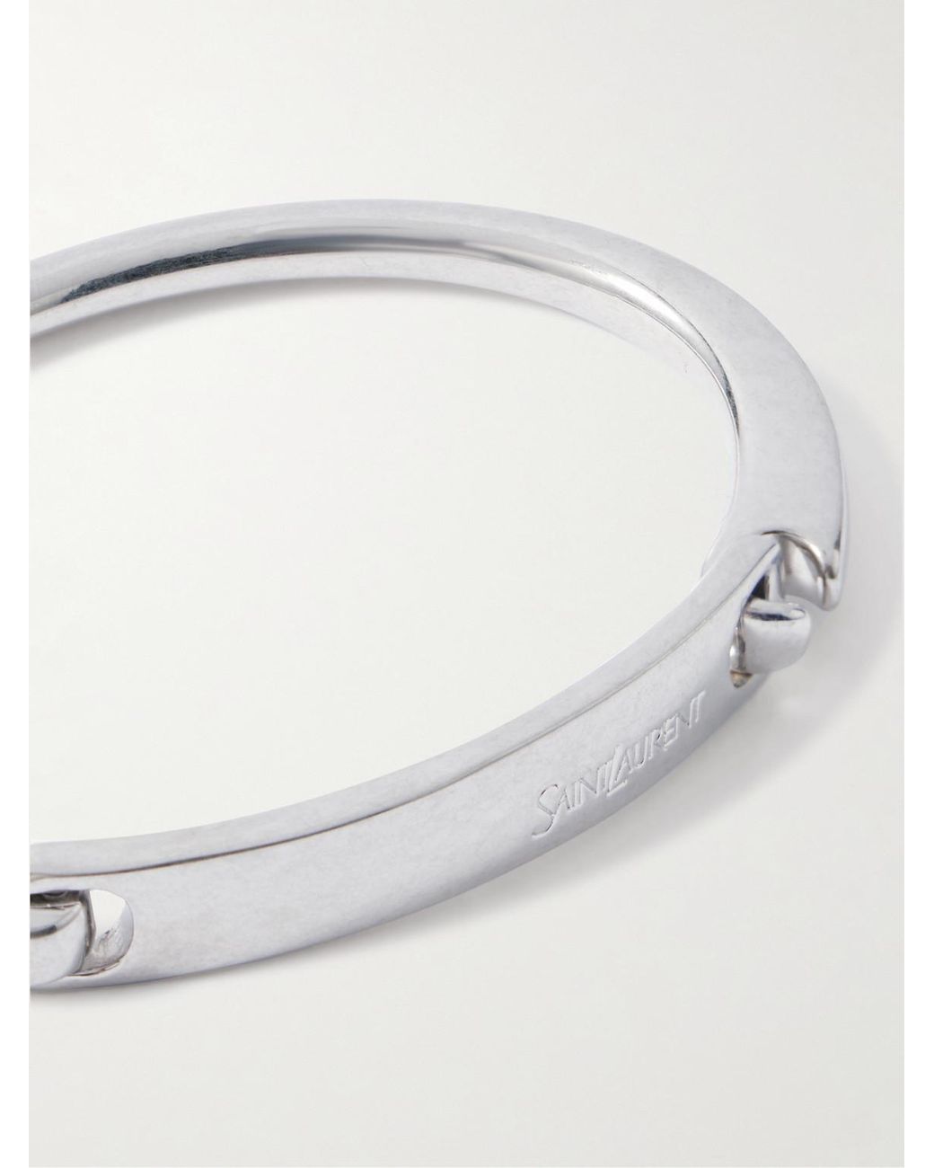 Saint Laurent Natural Tone Bracelet for men