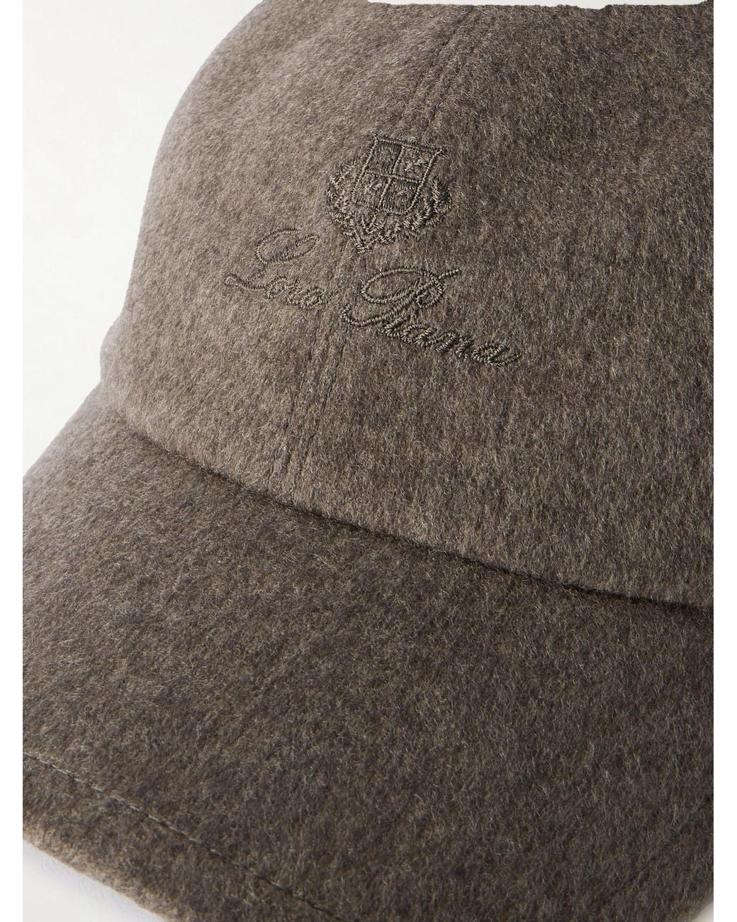 Loro Piana Logo-Embroidered Storm System Cashmere Baseball Cap in