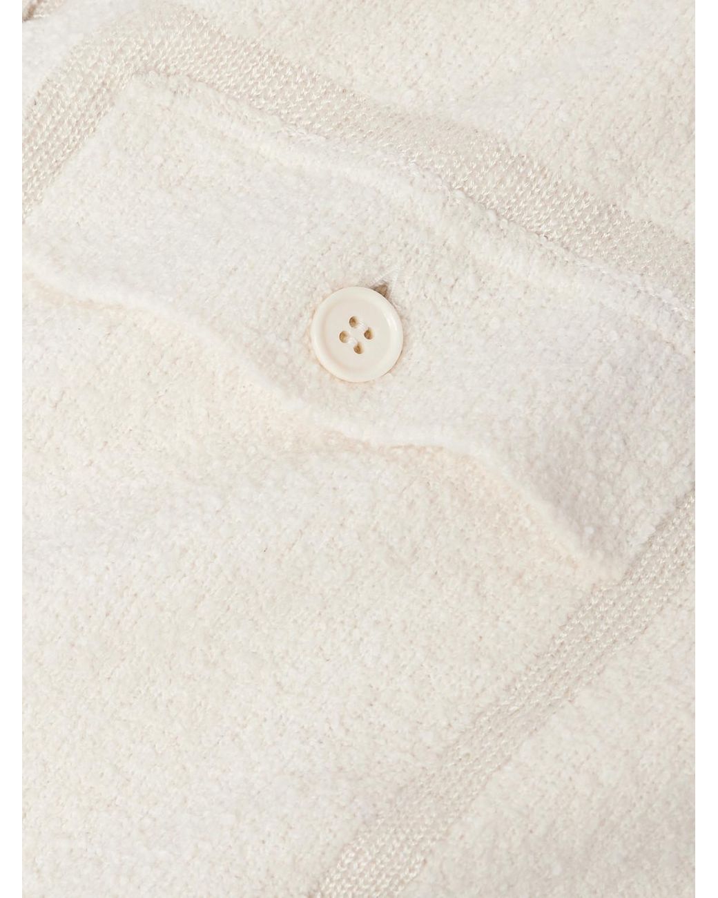 Zegna Natural Terry Overshirt for men
