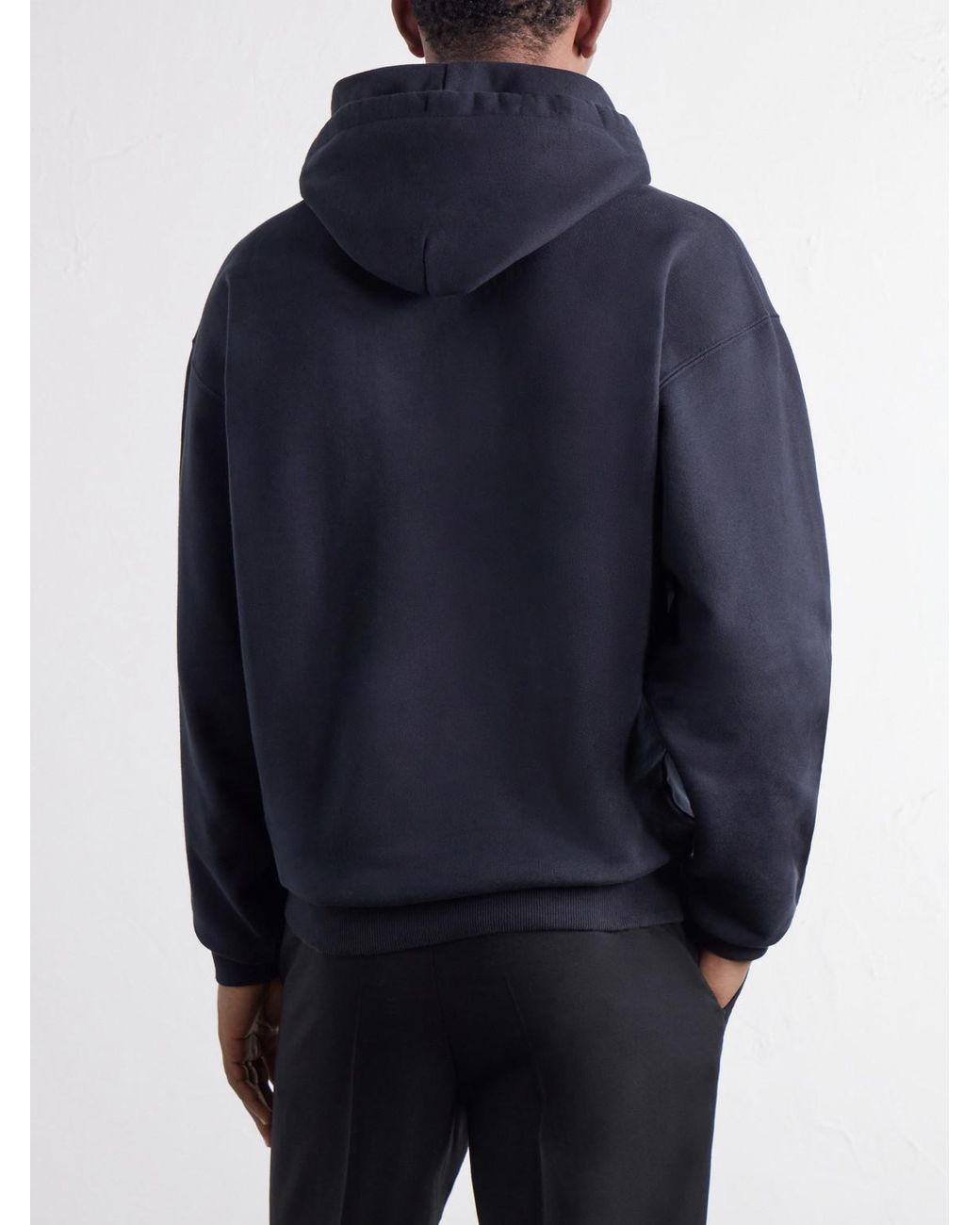 Aimé Leon Dore Blue Logo-Print Cotton-Jersey Hoodie for men