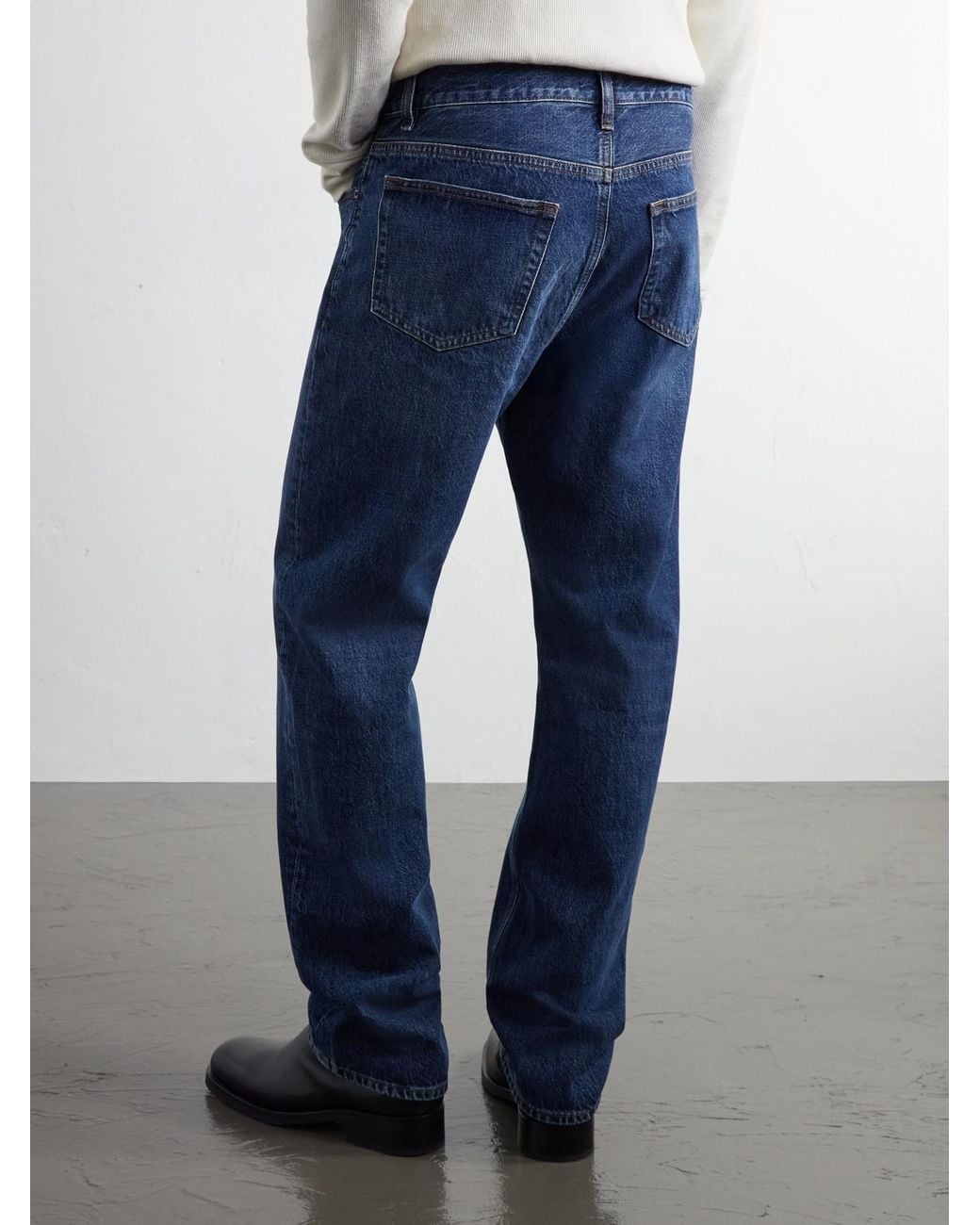 FRAME Blue The Classic Straight-Leg Jeans for men