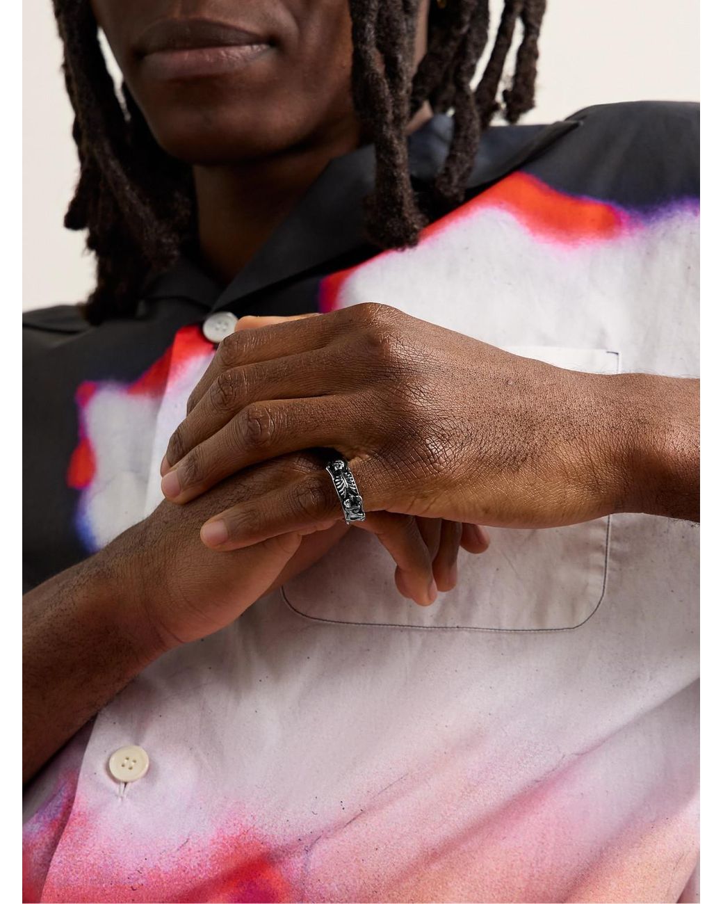 Tone Ring di McQueen in Gray da Uomo