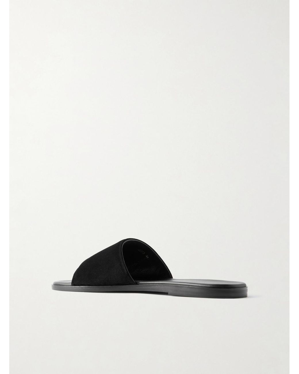 Tom Ford White Kai Suede Slides for men