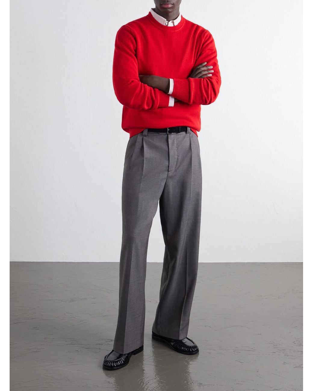 Rag & Bone Red Vernon Cashmere Sweater for men