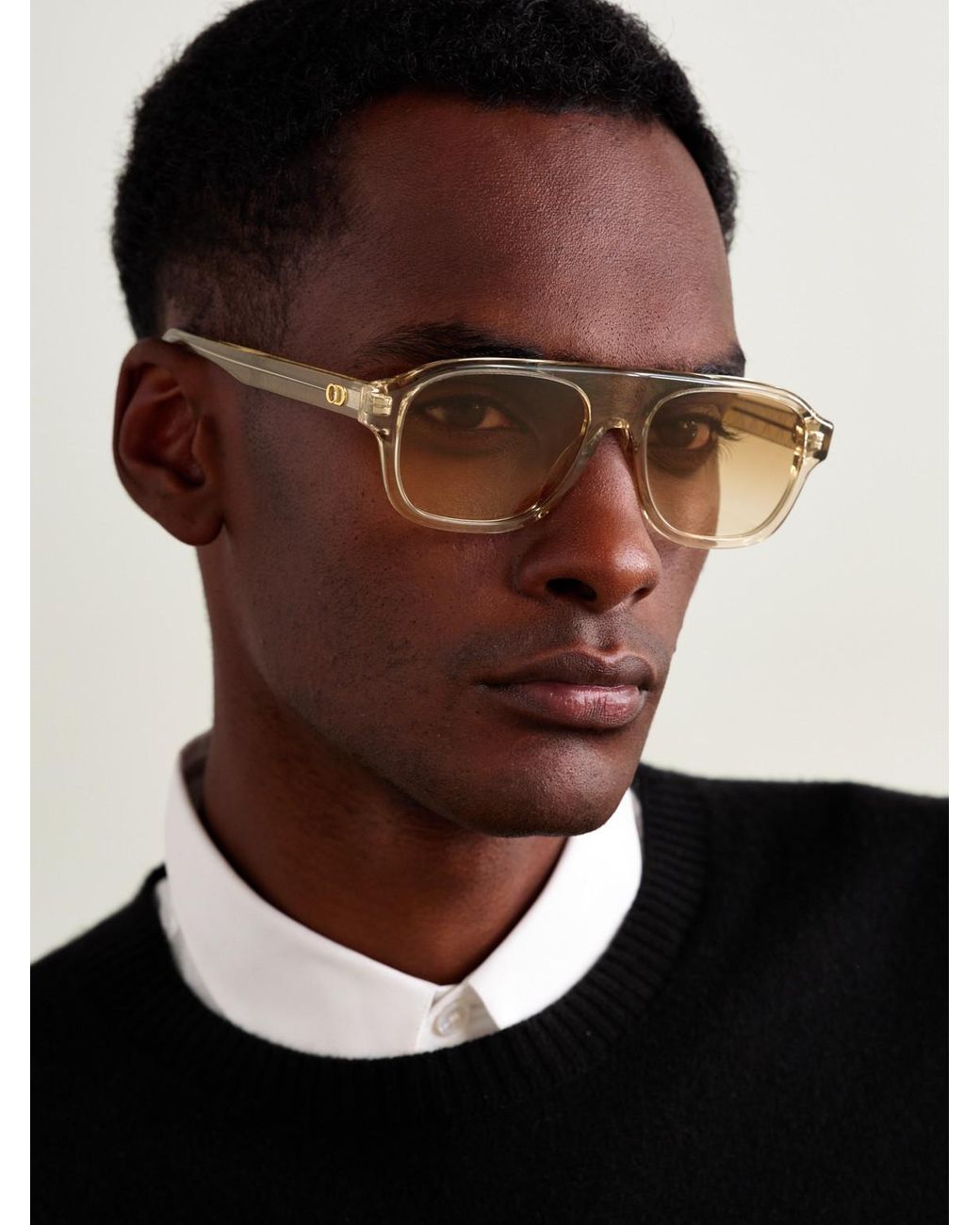 Dior Natural Cd Icon A1I Aviator-Style Acetate Sunglasses for men