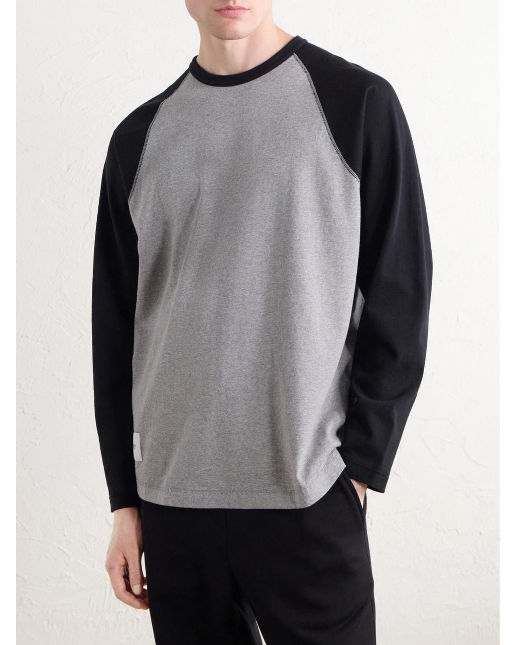 (w)taps Black Ian Logo-embroidered Cotton-jersey T-shirt for men